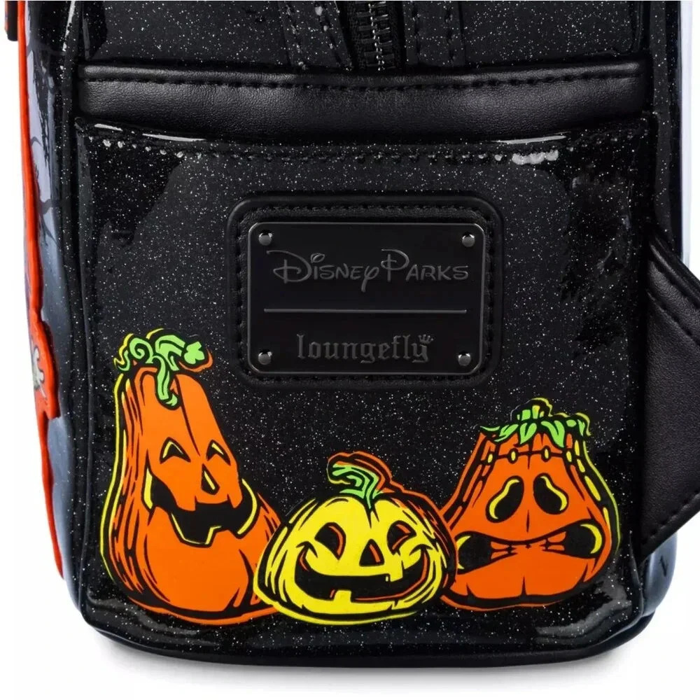 Loungefly Glow in Dark Haunted House Mini Backpack Disney Parks NWT - Picture 7 of 15